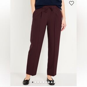 Old Navy Women's Straight Leg Pants - Burgundy